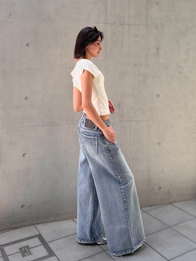 ALEXIA STAMさん(レディース・156cm)の夏コーディネート