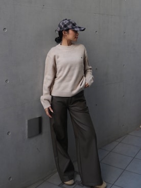 ALEXIA STAMさん（レディース・157cm）の秋コーディネート