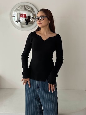 ALEXIA STAMさん（レディース・163cm）の秋コーディネート