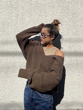 ALEXIA STAMさん（レディース・155cm）の秋コーディネート