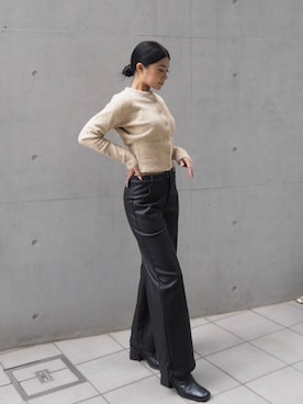 ALEXIA STAMさん（レディース・157cm）の秋コーディネート