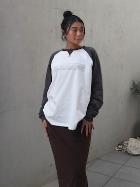 ALEXIA STAMさん（レディース・157cm）の秋コーディネート