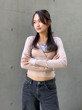 ALEXIA STAMさん（レディース・163cm）の冬コーディネート