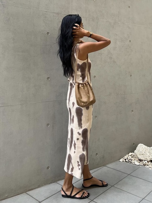 ALEXIA STAM TieDyeRibDress タイダイ柄ワンピース ALEXIA STAM（アリシアスタン）の「Tie Dye Rib Dress /タイダイ