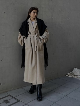 「ALEXIA STAM（アリシアスタン）のアイテム（その他アウター）」を使った、ALEXIA STAMさん（レディース・155cm）の冬コーディネート