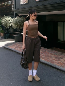 「ALEXIA STAM（アリシアスタン）のアイテム」を使った、ALEXIA STAMさん（レディース・157cm）の春コーディネート