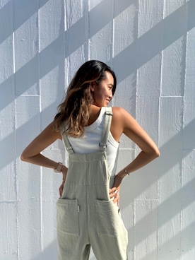 ALEXIA STAMさん（レディース・154cm）の夏コーディネート