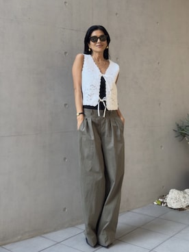 ALEXIA STAMさん（レディース・157cm）の夏コーディネート