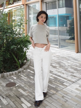 「ALEXIA STAM（アリシアスタン）のアイテム」を使った、ALEXIA STAMさん（レディース・156cm）の春コーディネート