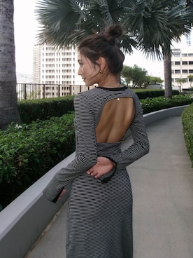 ALEXIA STAMさん（レディース・160cm）の秋コーディネート