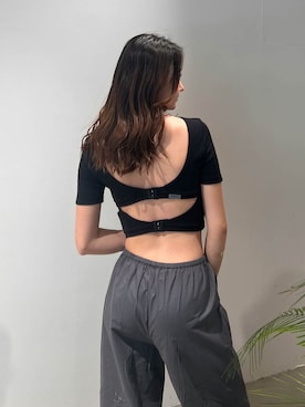 ALEXIA STAMさん（レディース・156cm）の夏コーディネート