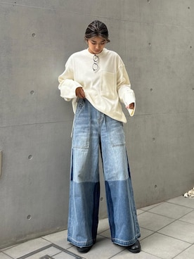 ALEXIA STAMさん（レディース・155cm）の夏コーディネート