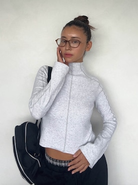 ALEXIA STAMさん（レディース・158cm）の秋コーディネート