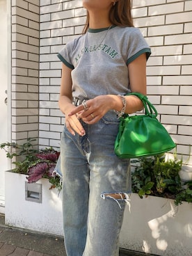 ALEXIA STAMさん（レディース・163cm）の夏コーディネート