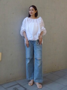 ALEXIA STAMさん（レディース・163cm）の夏コーディネート