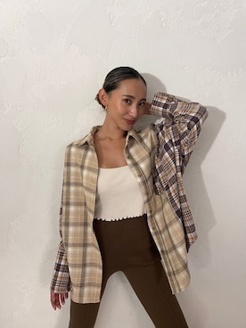 ALEXIA STAMさん（レディース・163cm）の秋コーディネート