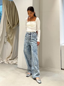 ALEXIA STAMさん（レディース・164cm）の夏コーディネート