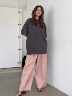 ALEXIA STAMさん（レディース・158cm）の夏コーディネート