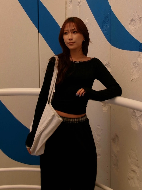 Wellness Lace Long Sleeve Tee/ウェルネス レースロンT（Tシャツ