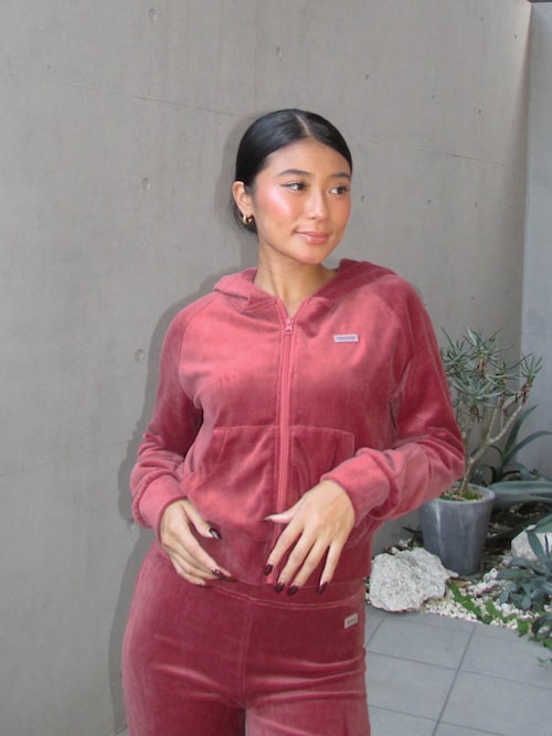 ALEXIA STAM パーカー Wellness Velour Hoodie /ウェルネス