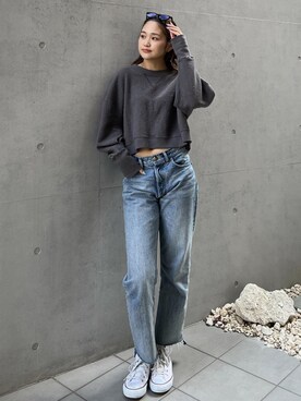 ALEXIA STAMさん（レディース・163cm）の春コーディネート