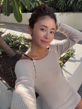 ALEXIA STAMさん（レディース・158cm）の秋コーディネート