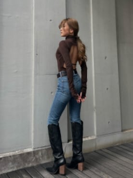 ALEXIA STAMさん（レディース・160cm）の夏コーディネート