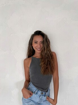 ALEXIA STAMさん（レディース・163cm）の秋コーディネート