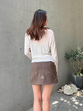 ALEXIA STAMさん（レディース・156cm）の秋コーディネート