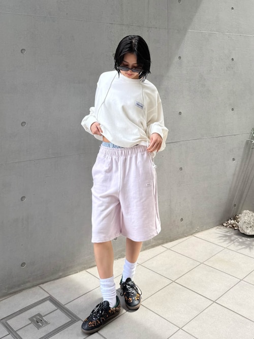 French Terry Shorts /裏毛ハーフパンツ（その他パンツ）｜ALEXIA STAM
