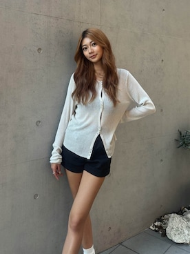 ALEXIA STAMさん（レディース・164cm）の夏コーディネート