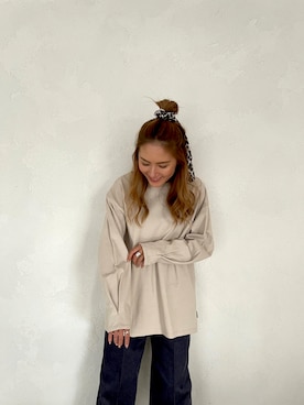 ALEXIA STAMさん（レディース・157cm）の秋コーディネート