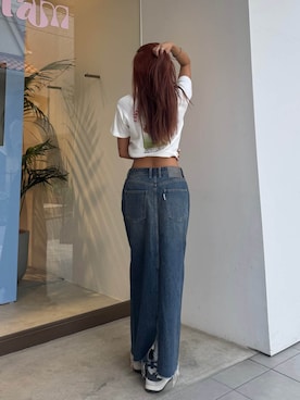 「LEE」｜ALEXIA STAMさん（レディース・164cm）の秋コーディネート