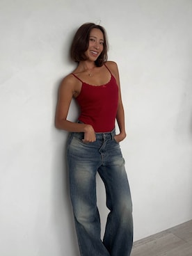ALEXIA STAMさん（レディース・163cm）の夏コーディネート