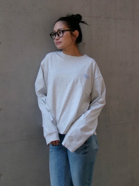 ALEXIA STAMさん（レディース・163cm）の冬コーディネート