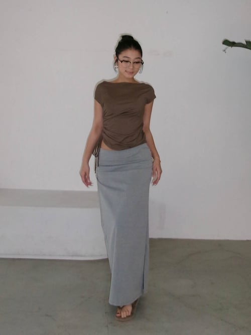 Side Zip Skirt / ファスナースリットスカート（スカート）｜ALEXIA