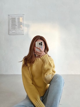 ALEXIA STAMさん（レディース・157cm）の冬コーディネート