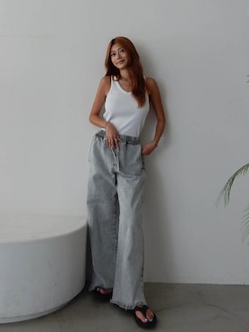 ALEXIA STAMさん（レディース・164cm）の秋コーディネート