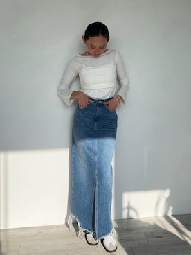 ALEXIA STAMさん（レディース・163cm）の夏コーディネート