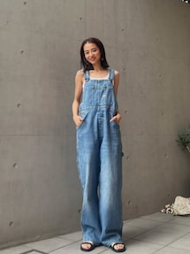 Lee x ALEXIA STAM] Studded Overalls /Leeコラボ デニム