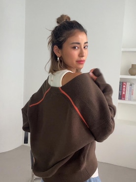 ALEXIA STAMさん（レディース・158cm）の秋コーディネート