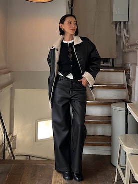 ALEXIA STAMさん（レディース・163cm）の秋コーディネート