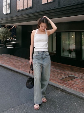 「ALEXIA STAM（アリシアスタン）のアイテム」を使った、ALEXIA STAMさん（レディース・156cm）の春コーディネート