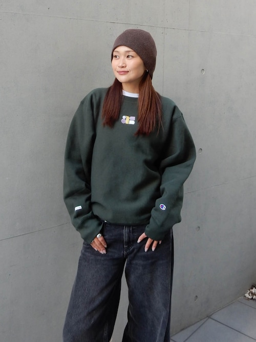 Champion for ALEXIA STAM] Crew Neck Sweatshirt /別注 Champion