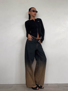 ALEXIA STAMさん（レディース・163cm）の秋コーディネート