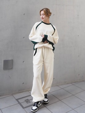 ALEXIA STAM＊ルームウェア＊パジャマ＊セットアップ＊スウェット ALEXIA STAM（アリシアスタン）の「Logo Sweatshirt & Jogger