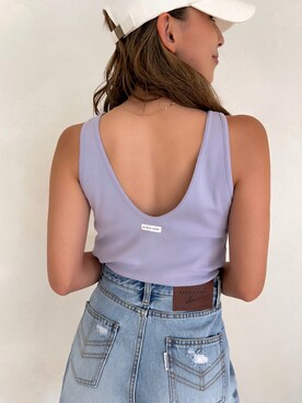 ALEXIA STAMさん（レディース・163cm）の夏コーディネート