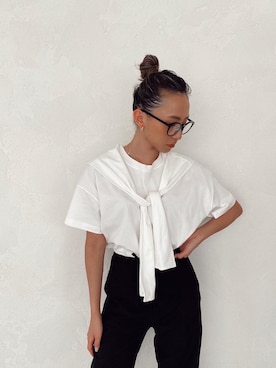 ALEXIA STAMさん（レディース・163cm）の夏コーディネート