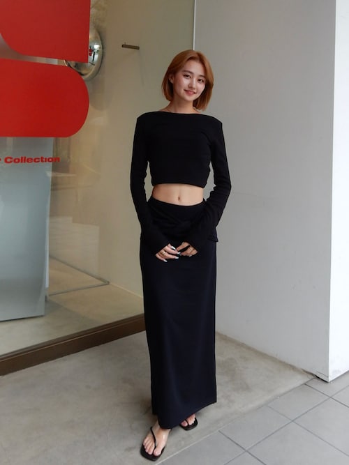 ALEXIA STAM バックアジャスター長袖トップス Wellness Back Adjuster Top | ALEXIA STAM