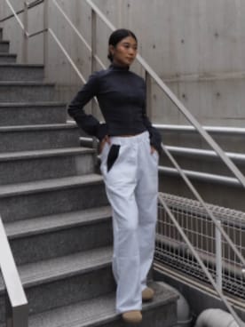 「シンプルおしゃれが好き」｜ALEXIA STAMさん（レディース・157cm）の秋コーディネート